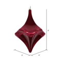 thumbnail image 2 of Vickerman MT194019D 8 Po. Ornement Wine Candy Glitter Drop, 2 of 3