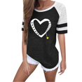 thumbnail image 2 of Fridja T-shirt à Manches Courtes à Manches Courtes à Imprimé Rayé Womens, 2 of 7