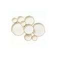thumbnail image 1 of Amzcrzy A Pallet Gold-Colored Modular Bowl Set with Connecting Compartments As A Centerpiece for Party/Gathering Table Decorations Home and Kitchen Apartment Essentials Dinner Plates, 1 of 9