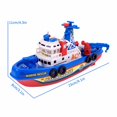 thumbnail image 2 of Kids Boat Toy Light Water Spray Electric Marine Fire Boat Model Education Toy Random Color, 2 of 2