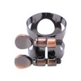 thumbnail image 1 of Saxophone Ligature, Mouthpiece Ligature Fastener Adjustable Secure Reed  For Sax Treble Antique Copper, 1 of 8