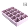 thumbnail image 2 of Birdeem Ice Cubes Tray Siliconeice Cubes Trays with A Total of 15 Compartments for Largesquare Ice Cubes in the Refrigerator Whisky Cocktail Wine Fruit, 2 of 4