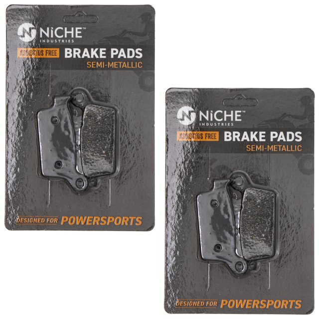Niche Rear Brake Pad Set for Yamaha YZ426F Semi-Metallic Motorcycle 2 Pack 519-KPA2369D