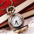 thumbnail image 2 of lionlar Collier Pendentif Montre Gousset Fleur Montre de Poche Mini Ajourée, 2 of 8