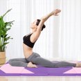 thumbnail image 4 of Gymax 10' x 4' x 2'' 4-Panel Folding Gymnastics Exercise Mat w/ Loop Fasteners Purple & Pink, 4 of 10