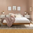 thumbnail image 4 of Pemberley Row Solid Wood Caramel Platform Bed Rectangular 84" x 89" Unassembled, 4 of 5