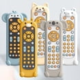thumbnail image 4 of BKER Baby TV Remote Control Toy With Light And Sound Realistic Controller For Young Children With 3 Languages Early Education Learning Music Toy Preschool Baby Boys And Girls, 4 of 4