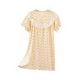 thumbnail image 2 of LOVZFMLL Girls' Fall And Spring Long Sleeve Ruffled Lace Round-Neck Embroidery Mesh Princess Bow Skirt, 2 of 4