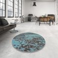 thumbnail image 4 of Ahgly Company Machine Washable Indoor Rectangle Transitional Grey Gray Area Rugs, 7' x 9', 4 of 7