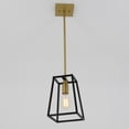 thumbnail image 3 of Artika Carter Modern Mid-Century 1-Light Pendant, Black and Gold, 3 of 5