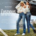 thumbnail image 2 of WallFlower Women's Luscious Curvy Bootcut Mid-Rise Insta Stretch Juniors Jeans (Standard and Plus), 2 of 9