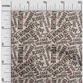 thumbnail image 2 of oneOone Viscose Jersey Peach Fabric Text Craft Projects Decor Fabric Printed By The Yard 60 Inch Wide, 2 of 5