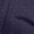 thumbnail image 1 of oneOone Velvet Plum Fabric Line Drawing Leaf Sewing Craft Projects Fabric Prints By Yard 58 Inch Wide, 1 of 4