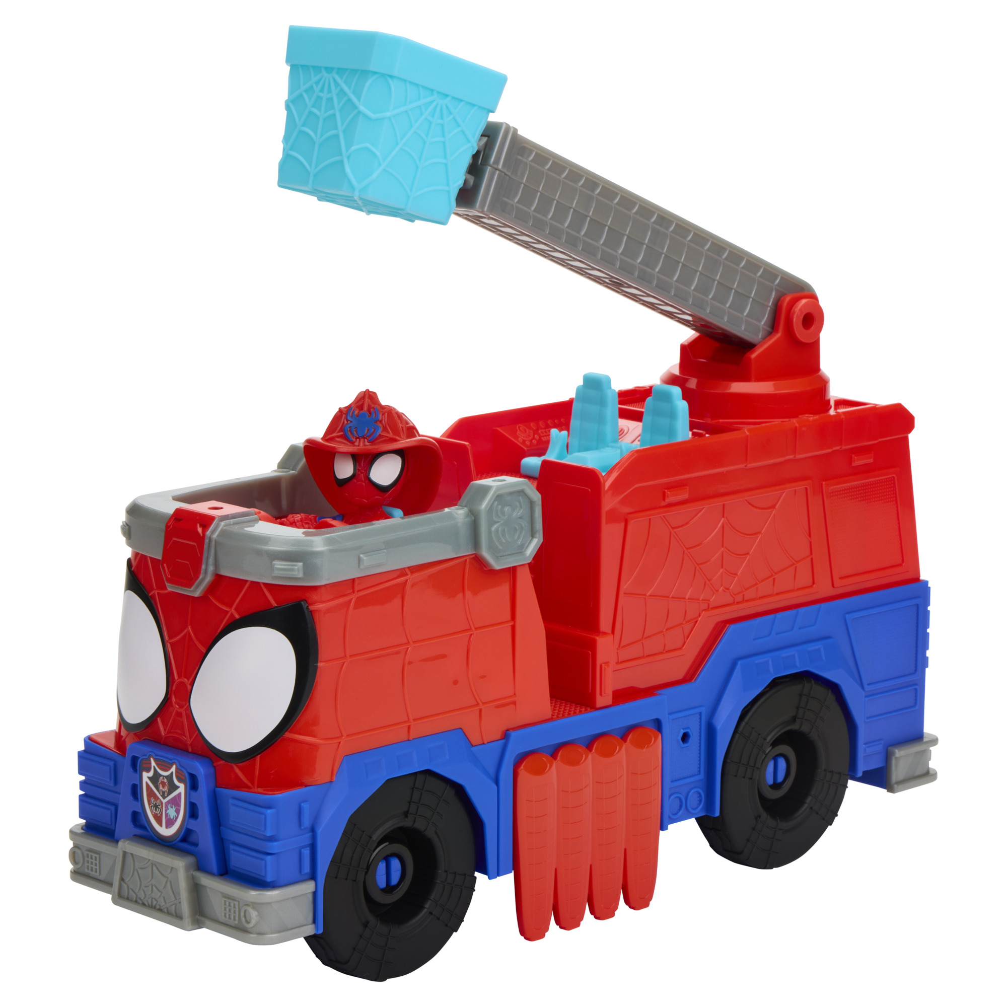 Marvel Spidey and his Amazing Friends Rescue-Webs Firetruck, Ages 3 and Up