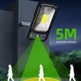 thumbnail image 4 of Boovnll Solar Wall Lights Black ABS IP65 Waterproof Motion Sensor Remote Control Outdoor, 4 of 9