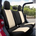thumbnail image 5 of FH Group Neoprene Waterproof Custom Fit Car Seat Covers for 2020-2024 Jeep Gladiator Full Set Beige, 5 of 5