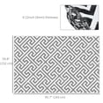 thumbnail image 3 of Tapis Extérieur Réversible pour VR, Tapis de Sol de Patio 5 Pieds x 8 Pieds, Gris et Blanc, 3 of 9