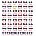 thumbnail image 3 of tredstone Men Colorful Pattern Formal Necktie Adult Male Business Meeting Wedding Polyester Yarn Bowtie, 3 of 9