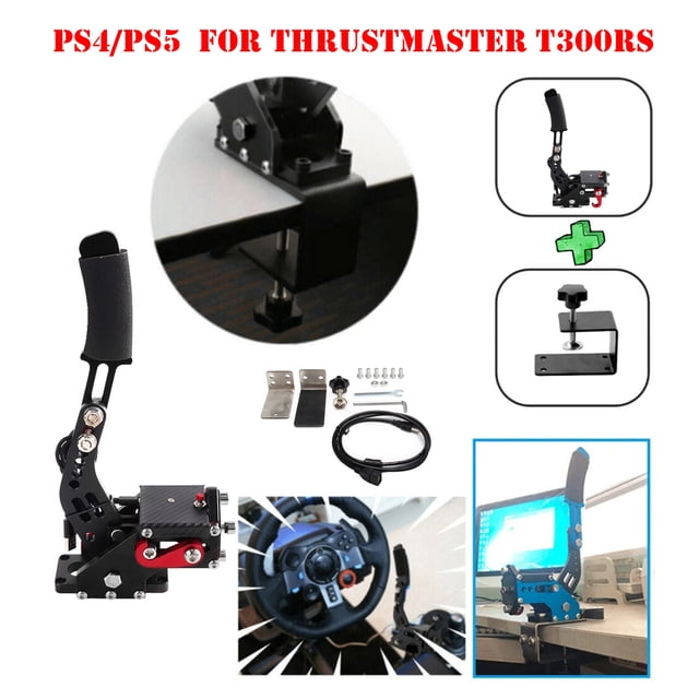 14Bit PS4/PS5 USB3.0 Handbrake Kits for Racing Games Steering Wheel Stand T300RS A