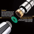 thumbnail image 3 of Shower Hose Stainless Steel Extra Long Shower Hose Replacement Handheld Shower Head Hose Extension, 3 of 6