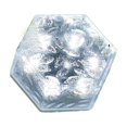 thumbnail image 1 of Solar Garden Lamp Hexagonal Ice Brick Garden Imitation Glass Floor Tile Lamp, 1 of 4
