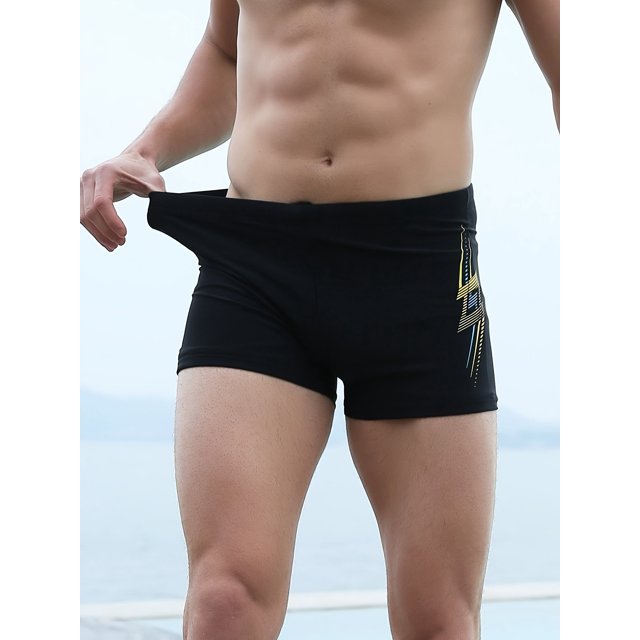 Quick Dry Men's Athletic Swimming Trunks - Stretchable Swim Shorts for Comfort and Performance