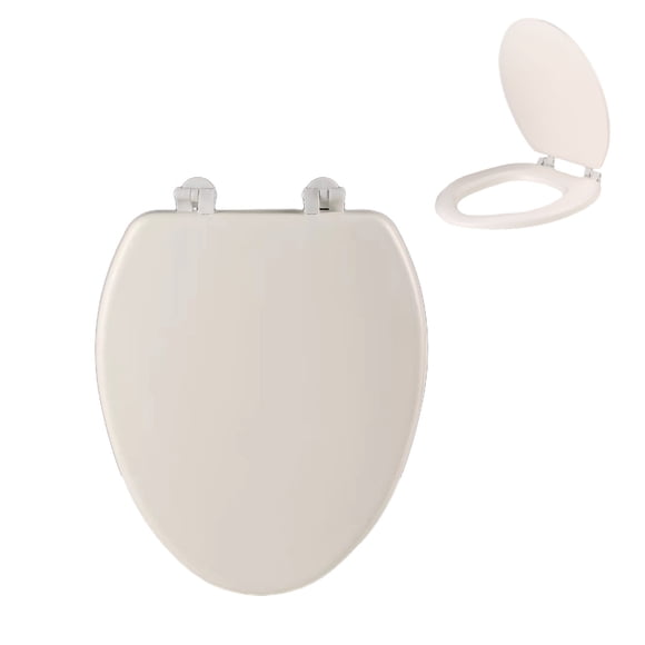EGNMCR Bathroom Accessories Toilet Seat Durables V Toilet Seat Soft Comfort With Quick Release And Quick Attach Plastic Toilet Seat With Soft Close Never Loosen Easy Install And Clean Seat Covers