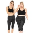 thumbnail image 2 of Stretch Is Comfort Women's Plus Size Knee Length Leggings| Adult X-Large - 7x, 2 of 5