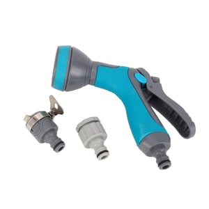 Retractable Hose Reel Water Hose and 2.4m Inlet Hose with 7 Nozzle Modes, Adjustable Water Pressure for Garden, Car Washing, Outdoor Cleaning