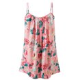 thumbnail image 1 of Fridja Womens Casual V-Cou Sans Manches Bandage Impression Veste en Vrac Robe Sling, 1 of 5