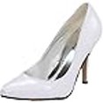thumbnail image 3 of Ellie Shoes E-8400 4 Heel B Width Pump White / 12, 3 of 3