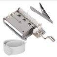 thumbnail image 1 of DEWIN DIY Music Box Movement, DIY 30 Note Tape Hand Crank Music Box Movement+ Hole Puncher+ 20 Papar Tapes, 1 of 8