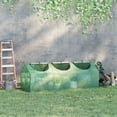 thumbnail image 2 of Outsunny Mini Tunnel Greenhouse Planting Warm House with 3 Windows, Green, 2 of 10