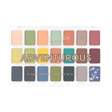 Profusion Cosmetics | Adventurous 21 Shade Eyeshadow Palette