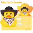thumbnail image 3 of Car Rubber Duck Ornaments Dash Duck Decorations for Car Dashboard Ornament Decoration Accessories with Musical Instruments L, 3 of 5