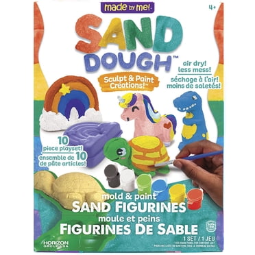 Fait par moi! Créations de sculpture et de peinture en pâte de sable ! Mouler et peindre des figurines de sable