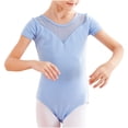 thumbnail image 1 of Birdeem Baby Girls Childrens Dance Clothes Summer Short Sleeves Training Clothes Ballet One-Piece Performance Clothes, 1 of 1