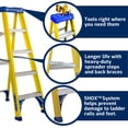 thumbnail image 4 of Louisville Ladder FS2005 Fiberglass Step Ladder, 5-Feet/250lb, Yellow, 4 of 4