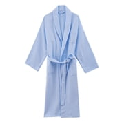 Women's Robes All Cotton Four Season Lengthened Beehive Bathrobe Bathrobe Nightgown Housewear Couples Hotel L