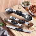 thumbnail image 4 of Boovnll Spice Jars, Baking Tool Stainless Steel Double Measuring Spoon 8-Piece Seasoning Spoon, Kitchen Gadgets, Seasoning Containers, Spice Containers, 4 of 4