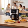 thumbnail image 3 of DOLITY Electric Air Fryer Oil-Oil-Less Cooking 7L Air Fryer Oven Multi-Functional Compact Touchscreen Cooker for Health-Conscious People, Family Gatherings, 3 of 10