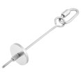 thumbnail image 4 of LAFGUR Fruit Stick, Bird Fruit Holder, (Silver) Smooth Appearance Tow Sizes For Parrots Pets Birds Animals, 4 of 8