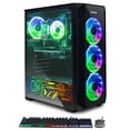 thumbnail image 2 of Gaming PC AQVIN ZForce Desktop Computer Tower Intel Core i7, 32GB DDR4 RAM, 1TB SSD Storage, 24-inch Gaming Monitor, AMD Graphics RTX 5050 8GB, Windows 11 Pro RGB Keyboard and Mouse WiFi, 2 of 3
