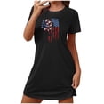 thumbnail image 1 of Chemises à Manches Courtes pour Femmes, Chemise de Nuit Courte Ample pour Femmes avec Imprimé sur la Poitrine, Robe de Nuit à Manches Courtes, Chemises de Nuit pour Femmes Douces, Chemises de Nuit pour Femmes Douces, Chemises à Manches Courtes pour Femmes, 1 of 7