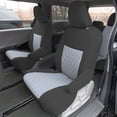 thumbnail image 4 of FH Group Neoprene Waterproof Custom Fit Car Seat Covers for Toyota Sienna 2011-2020 Gray, 4 of 9