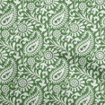 thumbnail image 1 of oneOone Cotton Silk Green Fabric Block Craft Projects Decor Fabric Printed By The Yard 42 Inch Wide, 1 of 5