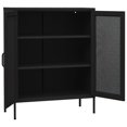 thumbnail image 2 of vidaXL Armoire de Rangement Noire 80x35x101,5 cm Acier, 2 of 5