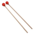 thumbnail image 2 of 1 Pair Marimba Mallets Medium Hard Yarn Head with Maple Handle for Percussion Playing MQ‑06Red, 2 of 14