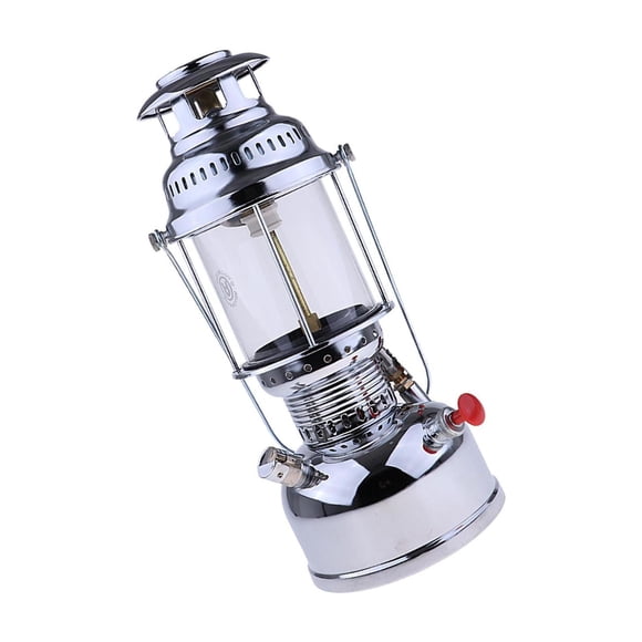 transemion Propane Lantern Fuel Camping Lanterns Steel Camping Picnic Kerosene Lamp