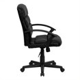 thumbnail image 2 of Scranton & Co Mid-Back Leather Office Chair in Black, 2 of 2
